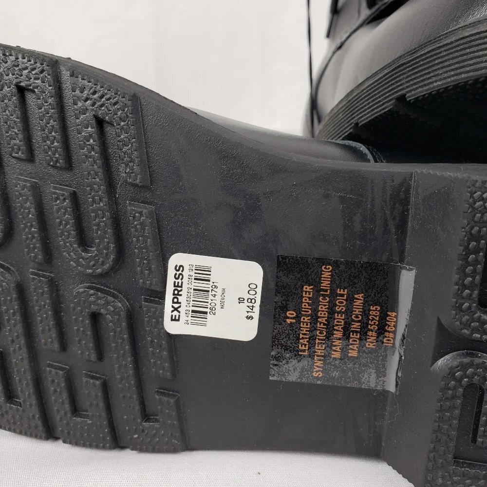 Express Lace-up Mens Leather Boot - Picture 4 of 7